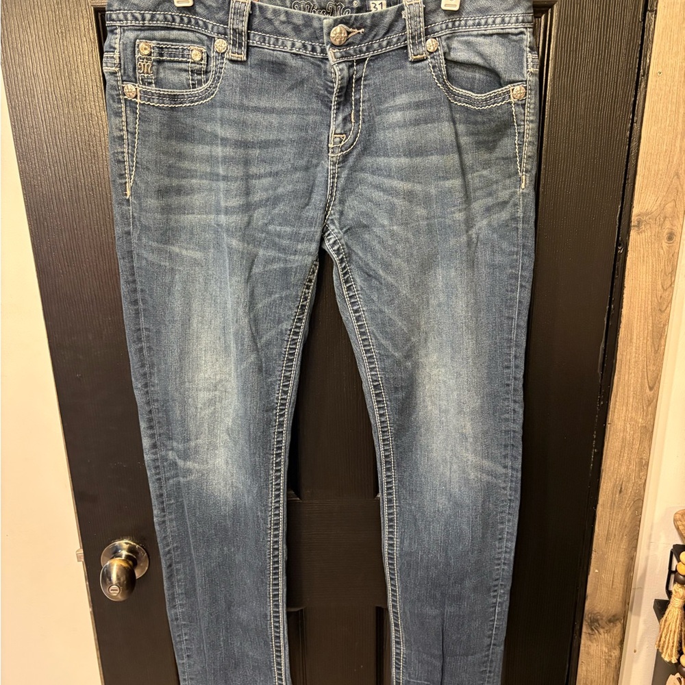 Miss Me Medium Blue Skinny Jeans